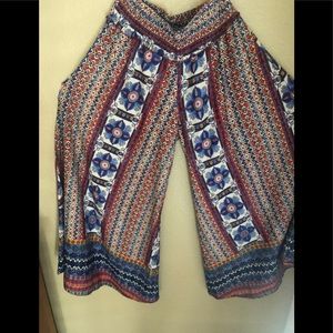 Women’s Bohemian style trousers.